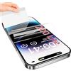 JUVENPROTO 3 Pezzi per Honor 200 Lite TPU Pellicola Protettiva Idrogel,Pellicola Protettiva TPU per Trasparente HD Morbida Display ID Impronte Digitali(Non Vetro Temperato)