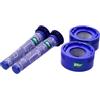 Wessper Sillar 4 Filtri di Ricambio Compatibili con Dyson V7 V8, 2 Filtri Pre-Motore e 2 Filtri HEPA Post-Motore Lavabili con Spazzola di Pulizia