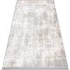 rugsx Tappeto moderno TULS tappetino strutturale, franges, per soggiorno, camera da letto, salotto, tappeto di alta qualità, relax, Vintage avorio/grigio 240x330 cm