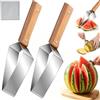 AOMAIGAD 2 Pezzi Fetta Di Anguria Tagliata,Aggiornato Affetta Anguria,Coltello Per Angurie,Taglia Cocomero Per Melone,Gadget Cucina Affettatrice Di Frutta,Essenziale Per La Cucina Di Famiglia
