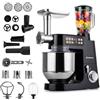 LEHMANN Teyles Impastatrice Planetaria Professionale 2100W 8L con Bilancia Integrata, Touchscreen e Ciotola Riscaldata, Blender 1,5L, Tritacarne, Planetaria per Pane e Pizza, Nero