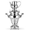 BEEM REBECCA + Samowar - 5 l | Acciaio inossidabile | Teiera elettrica turca | 1800 W | Teiera in acciaio inox da 1,3 l | Bollitore da 5 l | NUE: dispenser con funzionamento con una sola mano