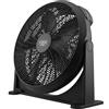 CFG 1808 Cfg Ventilatore Terra Parete, Black Circle Diametro 50, 70W, 3 Velocità, Timer Telecomando, Regolabile, EV078