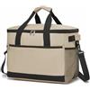KONO Borsa Termica Porta Pranzo 30L, Grande Borsa Frigo Portatile, Pieghevole Borsa Pranzo Termica per Uomo e Donna, Lunch Bag per Ufficio, Viaggio, Campeggio, Picnic