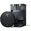 ECOVACS DEEBOT T50 PRO OMNI Gen3 Robot Aspirapolvere Lavapavimenti, spazzola laterale e mocio a estensione, 25.000 Pa, AIVI 3D 3.0, detergente automatico, lavaggio a 75 °C, asciugatura, 81 mm, Nero