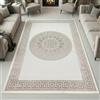 Teppich-Traum Tappeto Soggiorno Camera da letto a pelo corto di design moderno pregiato Orientale lucido Ornamenti crema beige 200 x 290 cm