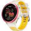 Koelaa 22mm Silicone Cinturino Compatibile con Garmin Forerunner 570 47mm/Forerunner 965/265/255/970/Venu 4-45mm/Venu 3 Donna e Uomo, Sportiva Cinturini Silicone Morbido e Traspirante - Giallo