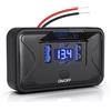 Gibbab 108W 4 Ports 12V RV USB Switch Outlet Voltmeter, 2*36W PD3.0 Type-C + 2*18W QC3.0 Quick Charge Panel Wall Mount Car Charger Socket Waterproof Multi-Port Adapter for Marine Truck Boat ATV Bus