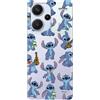 LA CASA DE LAS CARCASAS Custodia per Xiaomi Redmi Note 13 Pro Plus 5G Ufficiale di Lilo & Stitch Patron Trasparente per proteggere il tuo cellulare. Cover per Xiaomi in silicone flessibile con licenza ufficiale Disney