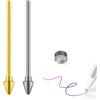 NWANTF Pennini in metallo di ricambio per Samsung Galaxy Tab S11/S11 Ultra S penna, pennini/punte, clip + organizer (2 punte in metallo)