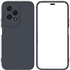 Generico Custodia Compatibile con HONOR 200 Lite 5G LLY-NX1 schermo display 6.7 COVER case copertura soft GEL SILICONE protezione flessibile matte MORBIDA TPU (Blu notte)