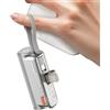 SHARGE Flow Mini 2 Power Bank 22.5w Max, Kleine Powerbank für Unterwegs, Schnelllade-Akkupack mit Lightning- und USB-C-Anschluss, Tragbares Ladegerät mit Integriertem Kabel für iPhone 16/15/14, Galaxy