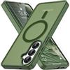 Vansdon Cover Magnetica per Samsung Galaxy S26 Plus con 1 Pezzi Vetro Temperato, Compatibile con Magsafe, Protezione anticaduta livello militare, Custodia Traslucida Opaca Sottile Antiurto-SogeGreen