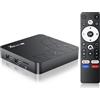 RUPA Android TV Box, RK3518mini Android Box 14.0 con RAM 2G ROM 16G WiFi6 Enternet 10/100M Bluetooth 5.0 USB3.0 Supporta 3D HD 8K TV Box