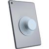 ENCASED Impugnatura pieghevole per Kindle, iPad e tablet - Supporto dito in silicone confortevole per eReader, maniglia adesiva richiudibile compatibile con cover (blu polvere)