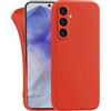 MyGadget Cover per Samsung Galaxy A55 5G - Custodia Protettiva in Silicone Morbido - Case TPU Flessibile - Ultra Protezione Antiurto & Antiscivolo Arancione