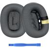 MMOBIEL Cuscinetti Auricolari di Ricambio per AirPods Max Cuffie di MMOBIEL - Memory Foam e Mesh Fabric Cuscinetti Cuffie - Padiglioni - Gris (Mesh Fabric/Silicone, Mezzanotte)