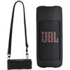 Hzycwgone Custodia per JBL Grip Speaker Bluetooth Compatto,Borsa Cover in Silicone Viaggio per JBL Grip con Tracolla & Moschettone Accessori (Nero Custodia)