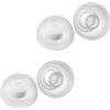 AZLA SednaEarfit MAX TWS 6 - Tappi auricolari di ricambio per cuffie senza fili - Tappi per le orecchie in silicone per ridurre il rumore, compatibili con Sony, Samsung, Sennheiser e Devialet (bianco,