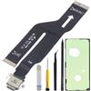 ZHUROUPU Porta di Ricarica USB Galaxy Tab S2 9.7 2015 SM-T810 T815, connettore Dock Micro USB, Cavo Flessibile Compatibile con Galaxy Tab S2 9.7 SM-T813 T817 T819 con Strumenti di Riparazione