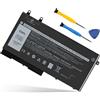 ANTIEE R8D7N 1V1XF Laptop Batteria Compatibile con Dell Precision 3540 M3550 Latitude 5400 5410 5500 5510 Inspiron 7590/7591/7791 2-in-1 Series P80F P80F001 P84F H82T6 00000 C5GV2 0W8GMW 4GVMP 11.4V 51Wh