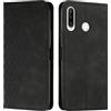 KOUYI Cover per Huawei P30 Lite, Custodia Portafoglio,Cover Libro,Pelle Flip/Folio Case con [Funzione di Supporto] [3-Scheda Slot] [Magnetica] Antiurto (Nero)