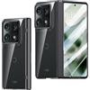 MiorMiar Per Motorola Razr Fold Per Telefono Pieghevole, Copertura Protettiva Per PC Trasparente Con Bobina Magnetica, Protezione Schermo HD/Privacy (Nero,Schermo HD,Nessuna bobina)