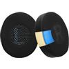 kwmobile 2x Cuscinetto Compatibile con Jabra Evolve2 65 / 65MS / Evolve2 40 /40UC / Elite 45h - Cuscinetti di Ricambio per Cuffie in Similpelle nero e Gel Rinfrescante