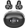 YiYunTE Cuffie sportive senza fili, Bluetooth 5.4, con cancellazione del rumore/display LED, cuffie a conduzione ossea, orecchio aperto, per corsa e sport