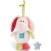 NICI My First Carillon a forma di coniglio, per neonati e bambini fin dalla nascita, peluche per ragazzi e ragazze
