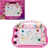Lexibook, Principesse Disney Lavagna Magnetica Multicolore, Formato A5, Superficie da Disegno Riutilizzabile, Penna e Timbri Magnetici, Maniglia Facile da Afferrare, Rosa, CRDP550LXB