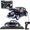 JAMARA 402700 VW Beetle RC Diecast 1:18 nero 27 MHz modello auto giocattolo auto radiocomandato in metallo modello miniatura con telecomando auto giocattolo giocattolo idea regalo