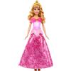 Mattel Disney Princess - Aurora Magico Look, bambola ispirata al film La Bella Addormentata Nel Bosco, con abito che si trasforma da rosa ad azzurro e corpetto che si illumina, 3+ anni, JLK24