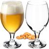 KADAX Set di bicchieri da birra in vetro, tulipani da birra, bicchieri di grano per birra scura e chiara, bicchieri da birra artigianali (400 ml, 2 pezzi trasparenti)