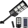 Herrselsam Lampade solari per esterni 300W Lampada solare a LED Luce solare esterna con sensore di movimento 6500K Lanterna stradale solare IP67 Impermeabile Luce solare da parete