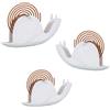 Generic 3 Pezzi Porta Zampirone Metallo lumache Porta Zampirone Bobina per Zanzare Porta Spirale antizanzare(Bianco,3 PCS)