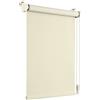 OBdeco Tenda a rullo oscurante termica, 60 x 130 cm (larghezza del tessuto 56 cm), senza fori, con rivestimento dello stesso colore, protezione solare per finestre e porte Oeko-TEX Standard 100