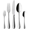 Villeroy & Boch - Mademoiselle Set di Posate 30 Pz. 30 Pezzi Argento,Platino, Lavabile in Lavastoviglie, 6 Persone, Forchette, Coltelli, Cucchiaio, Acciaio Inossidabile