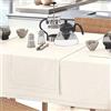 INTRECCI Runner Tavola Cotone Rettangolare 40x130 cm Tinta Unita, Striscia Salvatavolo Cucina in Puro Cotone Certificato OEKO-TEX per Tavola da Pranzo e Ambiente Casa