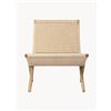 Carl Hansen & Søn Poltrona lounge pieghevole con seduta e schienale intrecciati a mano MG501 Cuba