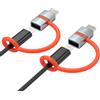WASRUYI Adattatore da Lightning a USB C da 60 W (2 pezzi) per iPhone 17 16 15 Pro Max per accessori per caricabatterie Apple Cavo di tipo C maschio illuminazione femmina adattatore convertitore adattatore