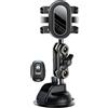 Generic Supporto per auto mobile - Supporto per telefono regolabile da 12 cm, potente, supporto per cruscotto girevole, maniglia per parabrezza sicura | Accessorio di supporto per smartphone per
