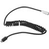 YUEHISY Cavo di Alimentazione per BMPCC 4K 6K Pro, Cavo a Spirale a Ricarica Rapida USB C PD, 59 Pollici, Connettore Femmina a 2 Pin, per Riprese Mobili All'aperto