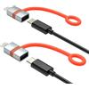 zoyuzan Adattatore da USB C a Lightning (confezione da 2) per iPhone 14 13 12 Pro Max Cavo per Apple Tipo C Femmina Illuminazione Maschio Convertitore Adattatore Caricatore Adattatore Connettore di Ricarica