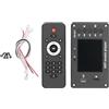 Zohisin BT Decoder 2.8 Inch TFT Display Ricevitore BT con Calendario e Orologio Decodifica Lossless Compatibile 7V‑24V Lettore MP3 Multifunzione