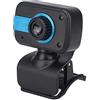Deger Webcam per webcam ad alta definizione con microfono integrato, rotazione per riunioni di studio online, chiamate