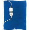 Kenex | Cuscino elettrico lombare, KNM, 173, allevia il dolore della zona lombare, 3 livelli di calore, tripla protezione contro il surriscaldamento, cuscino termico, colore: bianco e blu