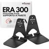 Sound Bass ERA300 Staffa per Montaggio a Parete, Basso Profilo, Nero, Confezione Doppia, Compatibile con Altoparlante Sonos ERA 300, Completa di Tutti gli Accessori di Fissaggio