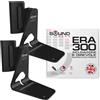 Sound Bass ERA300 Staffa di Montaggio a Parete, Inclinabile e Girevole, Nero, Doppio (2 pezzo), Compatibile con Sonos ERA 300, Installazione Senza Sforzo, Kit di Montaggio Incluso, Doppio