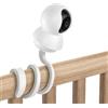 ROKOLOOM Supporto Flessibile per Baby Monitor Compatibile con TP-Link Tapo C200 C210 C211 C212 C220 C225, Asta Regolabile in Silicone per Telecamera di Sicurezza da Culla, Bianco